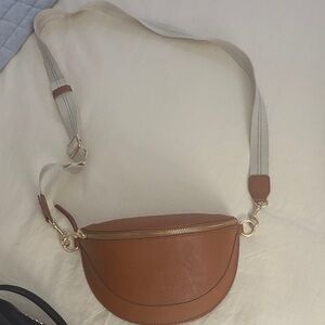 Universal threads Brown faux Leather Crossbody Bag